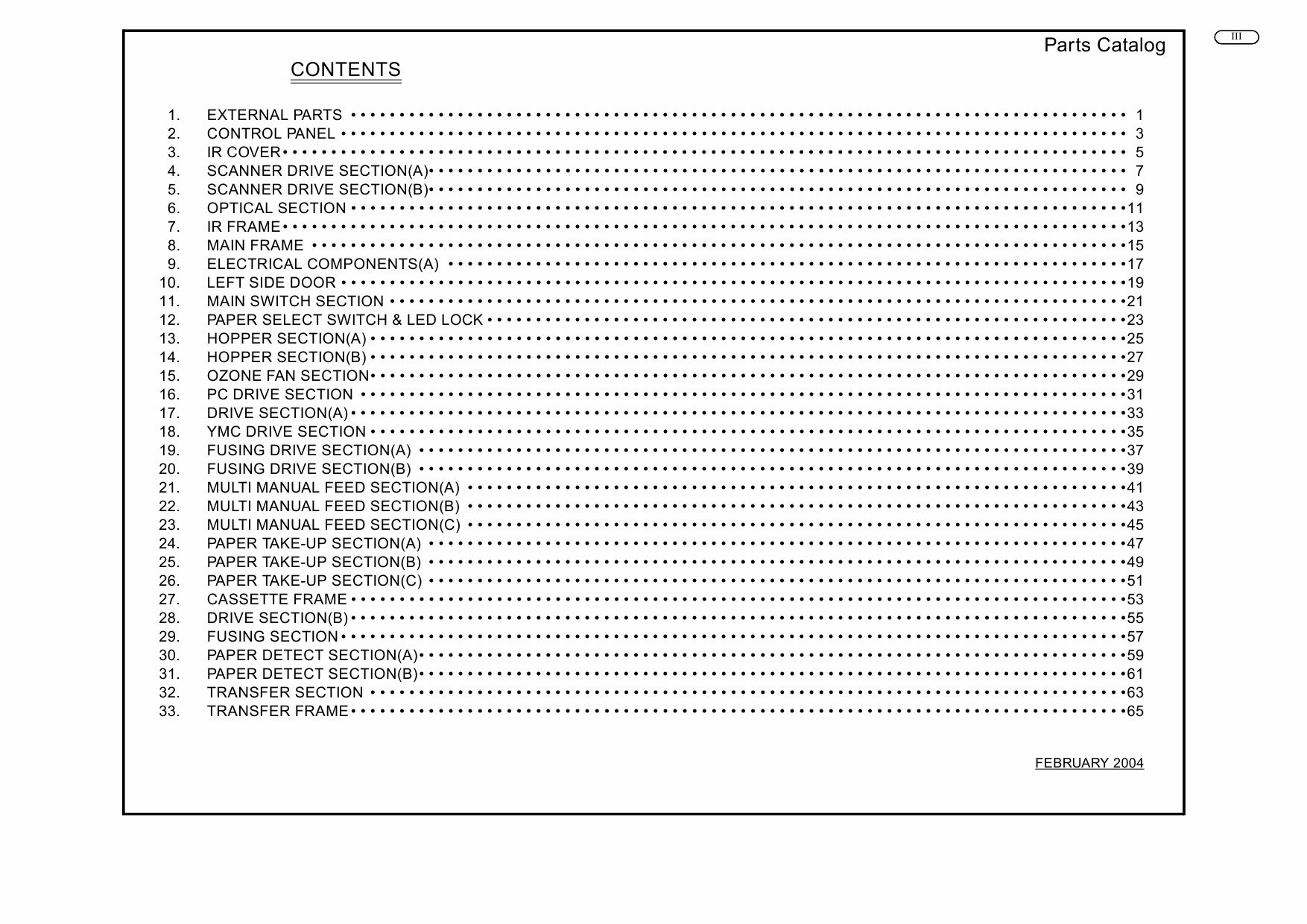 Konica-Minolta bizhub C350 CF2203 8022 Parts Manual-3